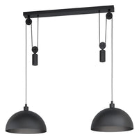 Winkworth 1 Pendant Light 2Lt in Black