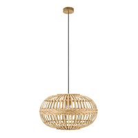 Amsfield Pendant Light in Wood Brown