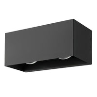 Lesmo Outdoor LED Wall Light in Black or White