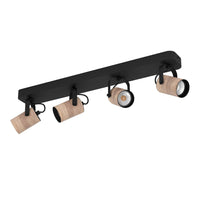 Cayuca LED Spot Light 4Lt in Black and Brown