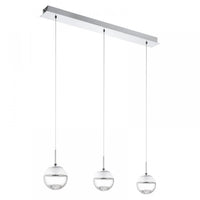 Montefio 1 Chrome LED Pendant Light 1-Light or 3-Light