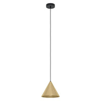 Narices Pendant Light Brushed Brass