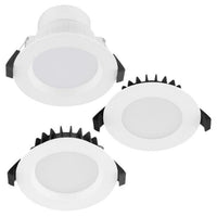 90mm LED Downlight 9w or 12w White CCT 203905N / 203906N / 203907N Eglo Lighting