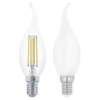 4w LED E14 Candle Globe Warm White 2700k 110017, 110045