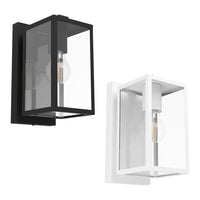BudrOne Outdoor Wall Light Black, White