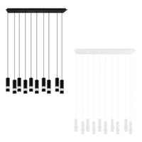 Bernabeta Bar LED Pendant Light 10Lt 50w in Black or White