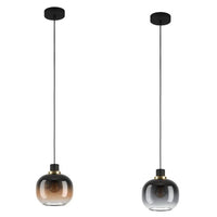Oilella Pendant Light Black/Brown, Black/Grey