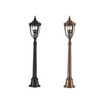 English Bridle 3Lt Medium Bollard Light in Black/British Bronze Elstead Lighting - ELS.FE-EB4-M