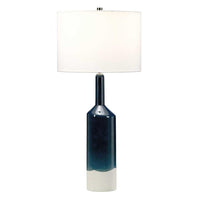 Bayswater Table Lamp Blue and White ELS.BAYSWATER-TL Elstead Lighting