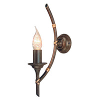Bamboo Indoor Wall Light Bronze Patina