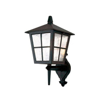 Canterbury Wall Up Lantern E27 in Black Elstead Lighting - ELS.BL46M-BLACK