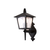 York Wall Up Lantern E27 in Black Elstead Lighting - ELS.BL5-BLACK