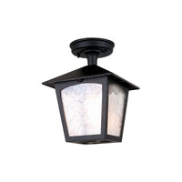 York Rigid Tube Lantern E27 in Black Elstead Lighting - ELS.BL6A-BLACK