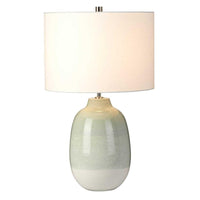 Chelsfield Table Lamp Pale Green and White ELS.CHELSFIELD-TL Elstead Lighting