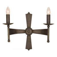 Cromwell 2Lt Wall Light E14 in Old Bronze Elstead Lighting - ELS.CW2-OLD-BRZ