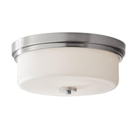 Kincaid Flush Ceiling Light 2Lt Polished Chrome