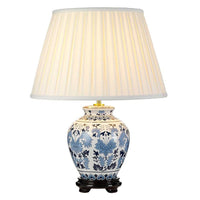 Linyi Table Lamp Blue and White ELS.DL-LINYI-TL Elstead Lighting