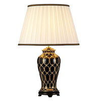 Taipei Table Lamp Black and Gold ELS.DL-TAIPEI-TL Elstead Lighting