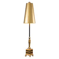 Noma Luxe Table Lamp Gold and Black ELS.FB-NOMA-LUXE-TL Elstead Lighting