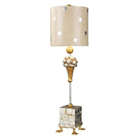 Pompadour X Table Lamp Cream and Silver ELS.FB-POMPADOURX-TL Elstead Lighting