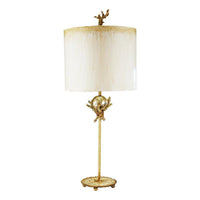 Trellis Table Lamp Putty Patina and Silver Leaf ELS.FB-TRELLIS-TL Elstead Lighting