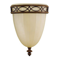 Drawing Room Tapered Wall Uplighter Walnut
