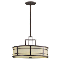 Fusion Pendant Light 3Lt Grecian Bronze