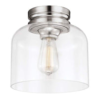 Hounslow Semi-Flush Ceiling Light Polished Nickel