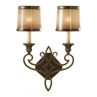 Justine 2Lt Wall Light E14 in Astral Bronze Elstead Lighting - ELS.FE-JUSTINE2-B