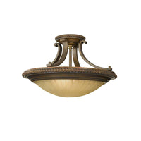 Kelham Hall Semi-Flush Light E27 in Gold/Bronze Elstead Lighting - ELS.FE-KELHAM-HALL-SF