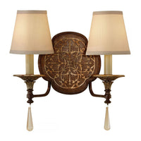 Marcella 2Lt Wall Light E27 in British Bronze/Oxidized Bronze Finish Elstead Lighting - ELS.FE-MARCELLA2