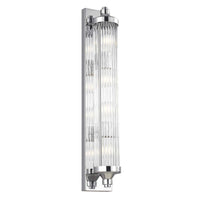 Paulson Indoor LED Bar Wall Light 4Lt 12w Chrome