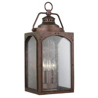Randhurst Outdoor Wall Light Large 3Lt Copper Oxide