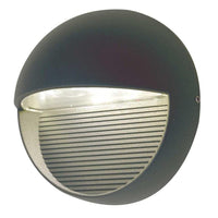 Freyr Round Outdoor LED Wall Light 6w Graphite
