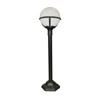 Glenbeigh Bollard Light 1xE27 in Black w/ Opal Polycarbonate Diffuser Elstead Lighting - ELS.GLENBEIGH-PILLAR