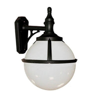 Glenbeigh Wall Lantern in Black w/ Opal Polycarbonate Diffuser Elstead Lighting - ELS.GLENBEIGH-WALL