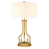 Lemuria Table Lamp Distressed Gold ELS.GN-LEMURIA-TL Elstead Lighting