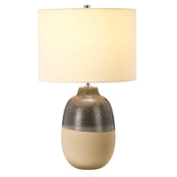 Grange Park Table Lamp Grey/Brown ELS.GRANGE-PARK-TL Elstead Lighting