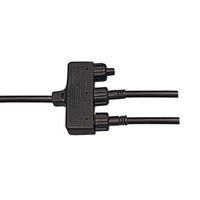 Garden ZOne Cable Extension 1.5 Meter Extension Lead with 3 Plug Sockets Elstead Lighting - ELS.GZ/CABLE 3 WAY