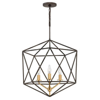 Astrid 3Lt Pendant Light in Metallic Matte Bronze