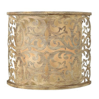 Carabel 2Lt Wall Light E14 in Brushed Champagne Elstead Lighting - ELS.HK-CARABEL2