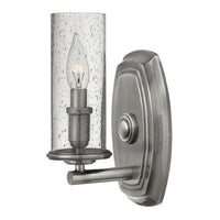 Dakota 1lt Wall Light E14 in Polished Antique Nickel Elstead Lighting - ELS.HK-DAKOTA1