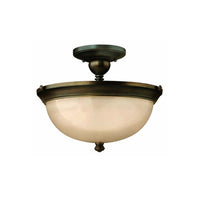 Mayflower 3Lt Semi-Flush Ceiling Light E27 in Old Bronze Elstead Lighting - ELS.HK-MAYFLOWER-SF