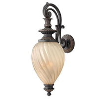 Montreal Outdoor Wall Light Large in Aged Iron