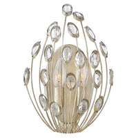 Tulah Indoor Wall Light 2Lt in Silver Leaf