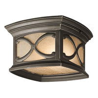Franceasi Flush Mount Ceiling Light E27 in Old Bronze Elstead Lighting - ELS.KL-FRANCEASI-F