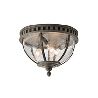 Halleron 3Lt Flush Ceiling Light in Londonderry Elstead Lighting - ELS.KL-HALLERON-F