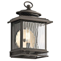 Pettiford Outdoor Wall Light in Olde Bronze