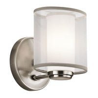 Saldana 1lt Wall Light G9 in Classic Pewter Elstead Lighting - ELS.KL-SALDANA1