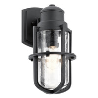 Suri Outdoor Wall Light Medium in Textured Black